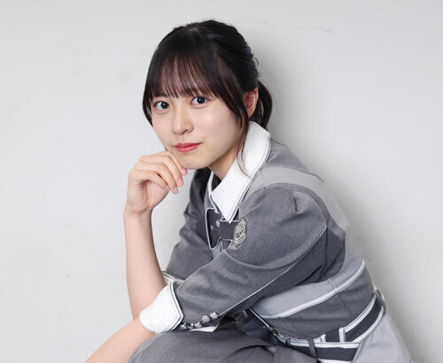 柔らかい笑顔を見せる正源司陽子(撮影・増田悦実)