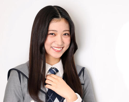 あどけなさと大人っぽさが交錯する魅力の乃木坂46の川端晃菜。ひとみの輝きと表情の変化に引き込まれた(撮影・浅見桂子)
