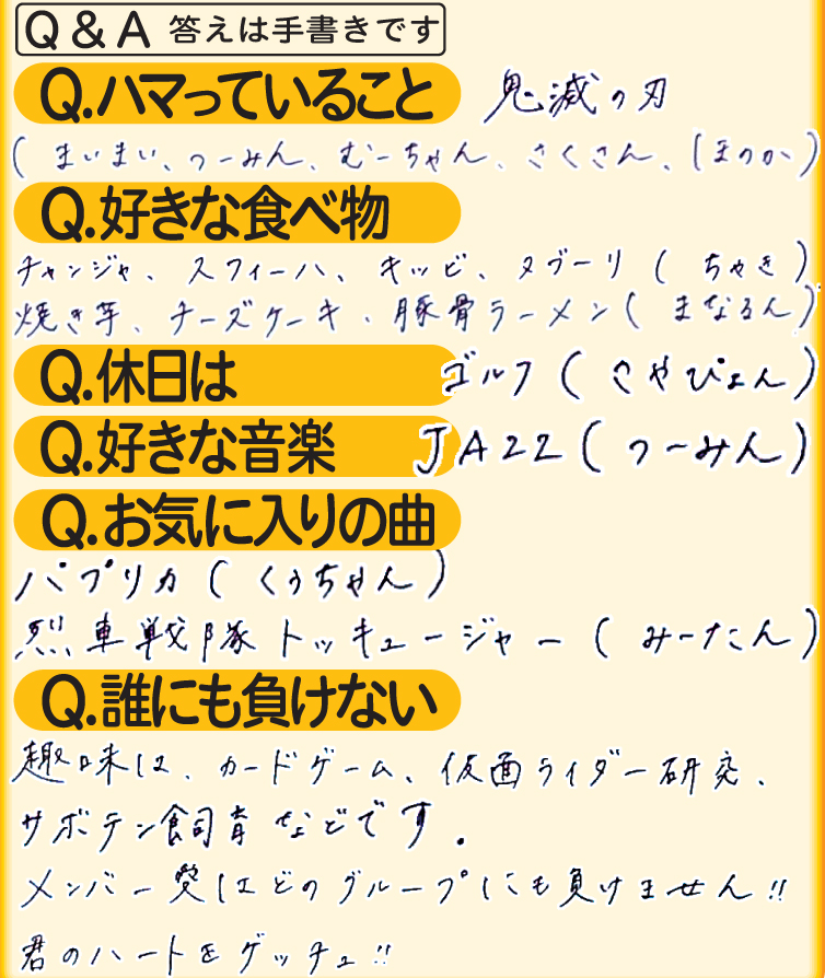 ハンバーガールZ　Q＆A