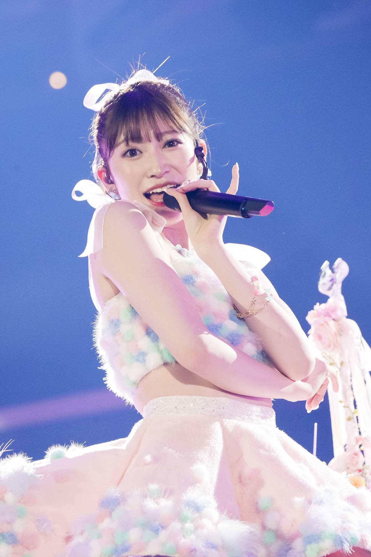 卒業コンサートを行った吉田朱里（C）NMB48