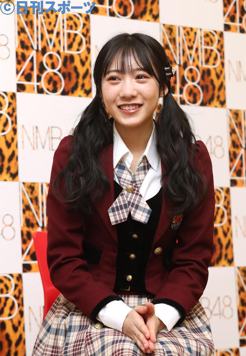 アタックNMB48を振り返る横野すみれ(撮影・白石智彦)