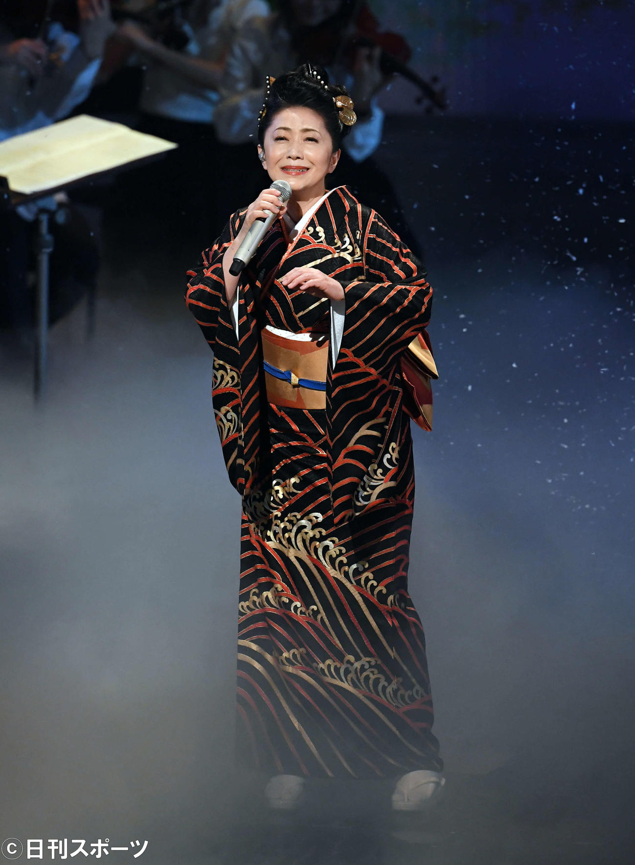 石川さゆり（2019年12月31日撮影）