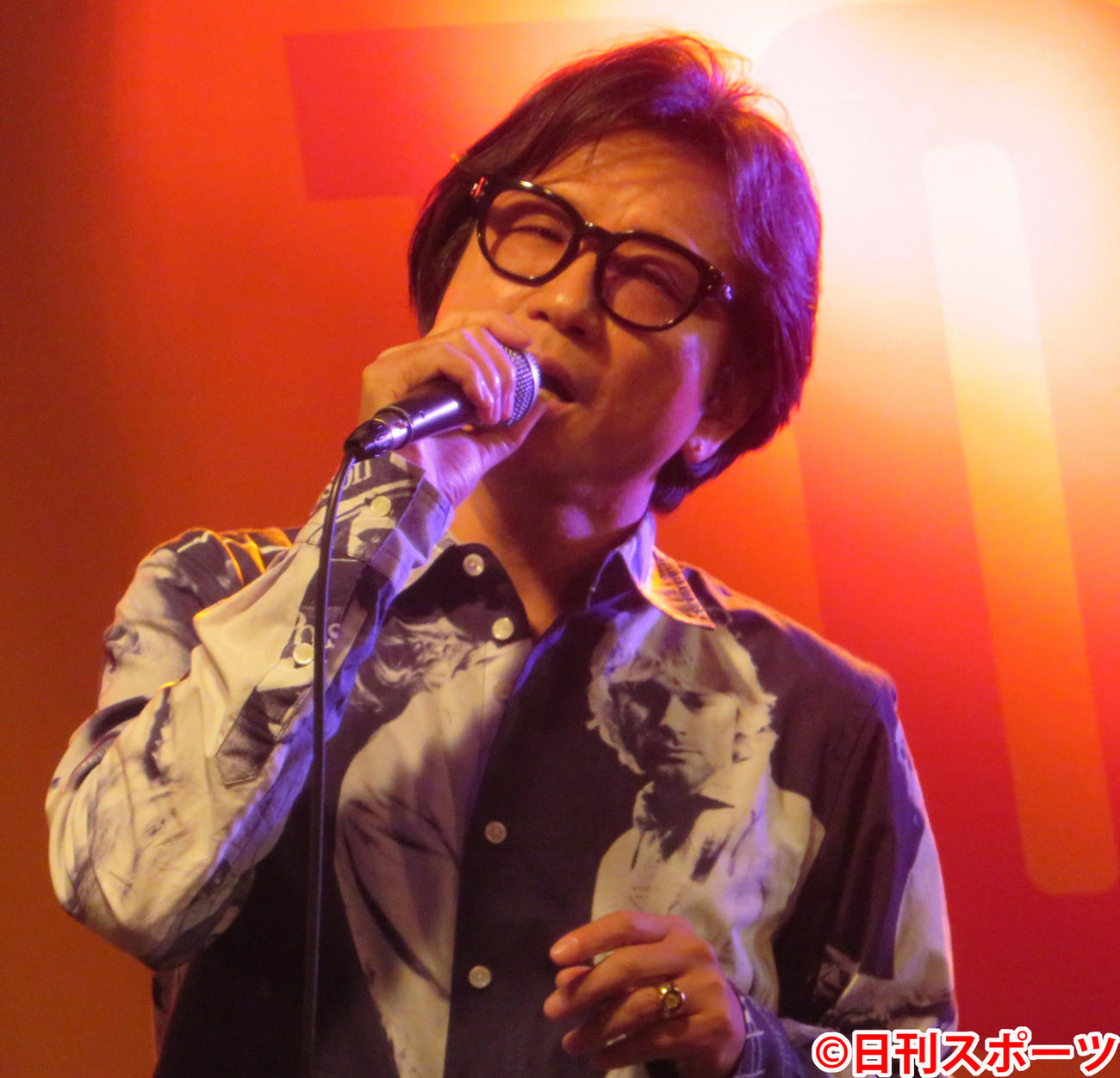 藤井フミヤ（2019年7月9日撮影）