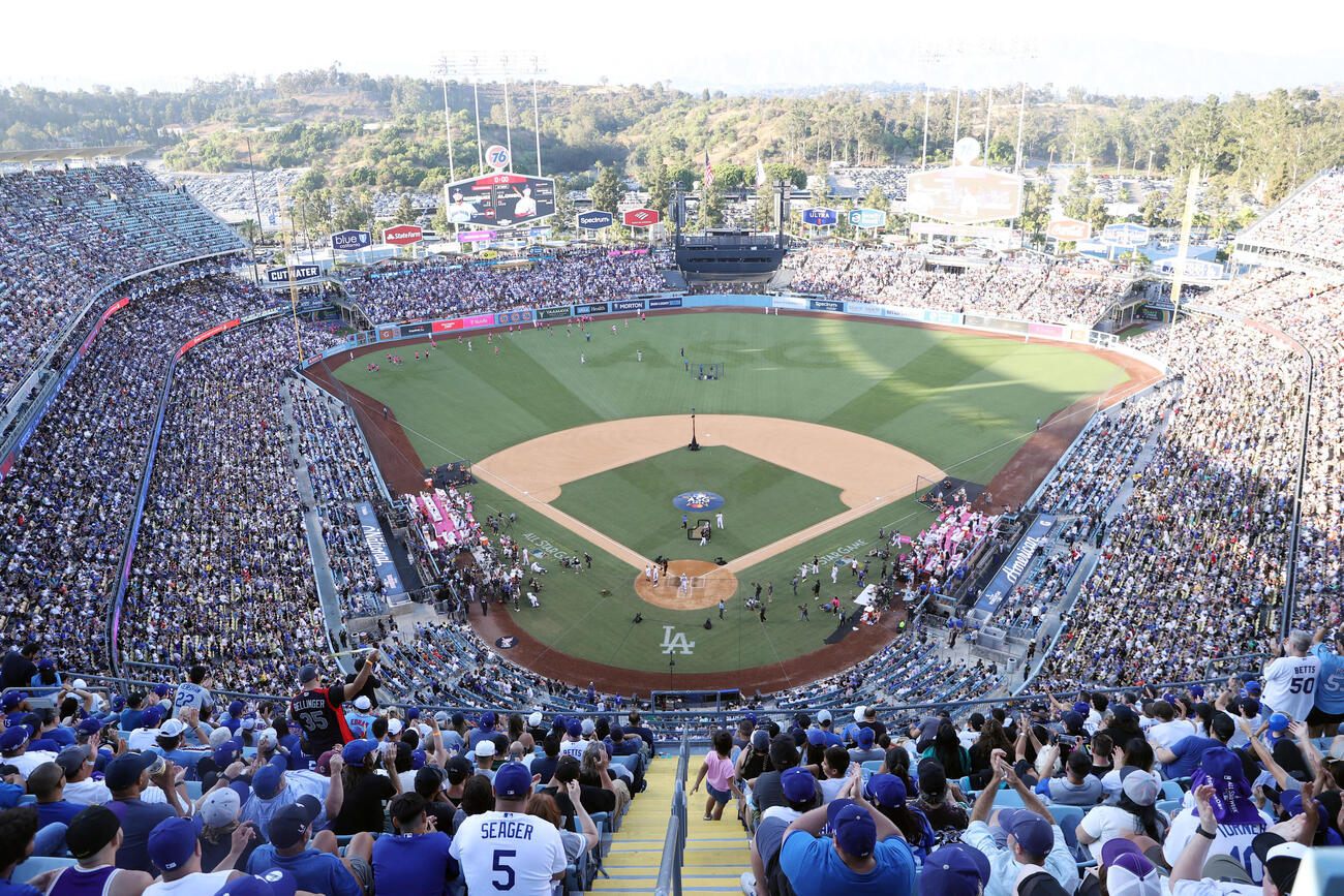 ドジャースタジアム（2022年7月撮影）