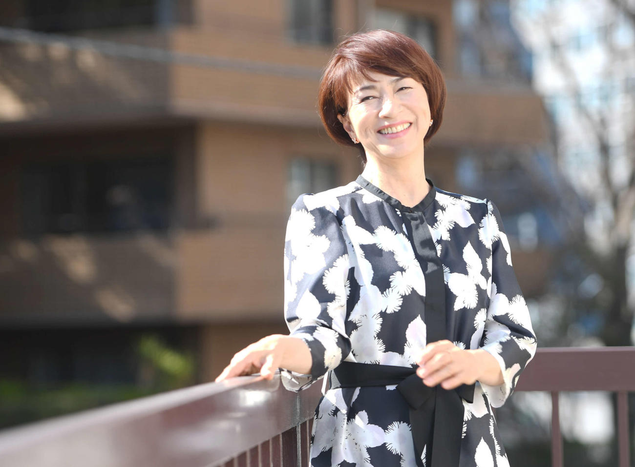 認知症を患った母のドキュメンタリー映画「女優　原田ヒサ子」で監督、制作、撮影、編集を務めた原田美枝子。母への思いを語ってくれた（撮影・たえ見朱実）