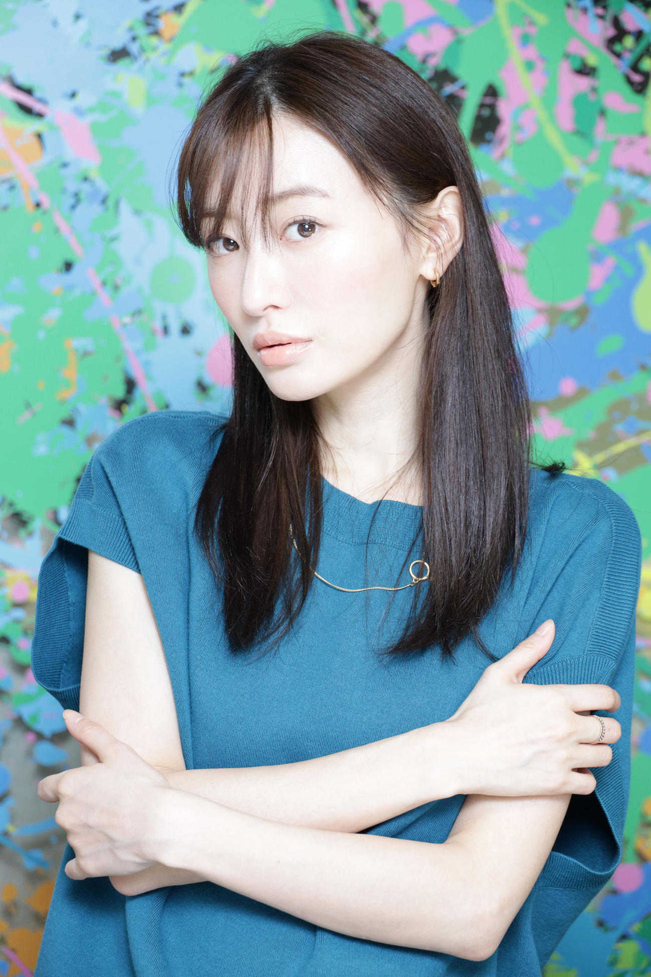 甘い声、思わせぶりな表情、アンチな同性も一回りしてひかれるに違いない妖しい魅力の詰まった松本まりか。私もすぐにインスタグラムをフォローしてしまった（撮影・中島郁夫）