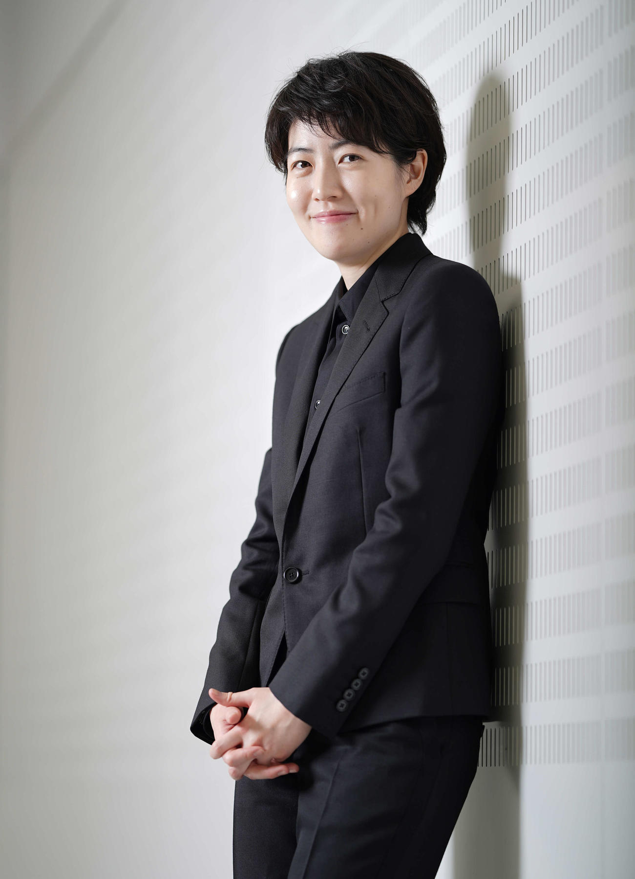 優しい笑顔を見せるシム・ウンギョン。とても丁寧できれいな日本語で話す姿が印象的でした（撮影・鈴木みどり）
