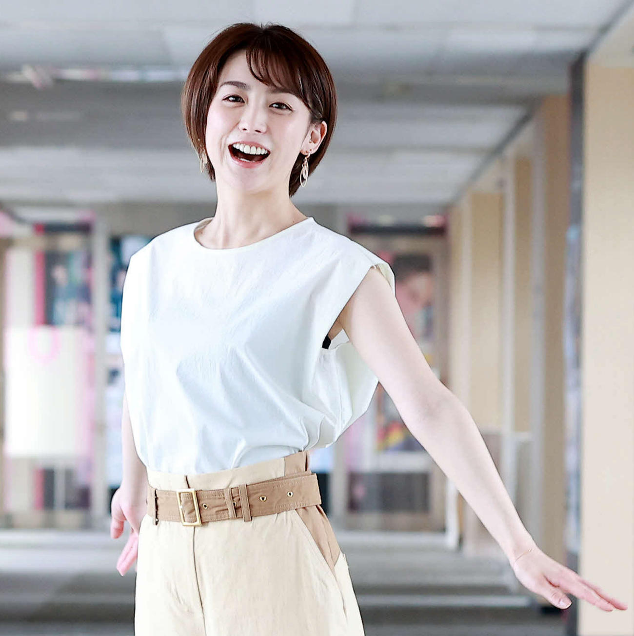 フジテレビの宮司愛海アナウンサー（2021年6月撮影）