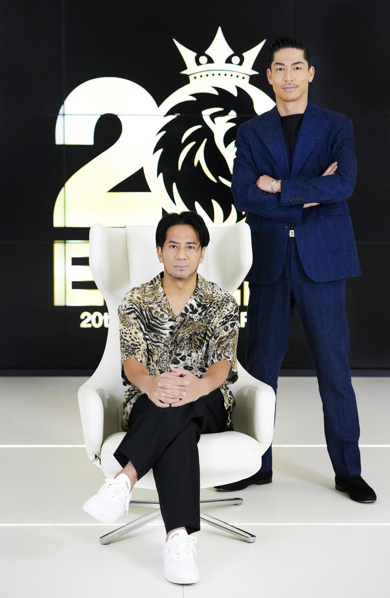 デビュー20周年を迎え過去と未来を語り合ったEXILE HIRO（左）とEXILE AKIRA（撮影・江口和貴）