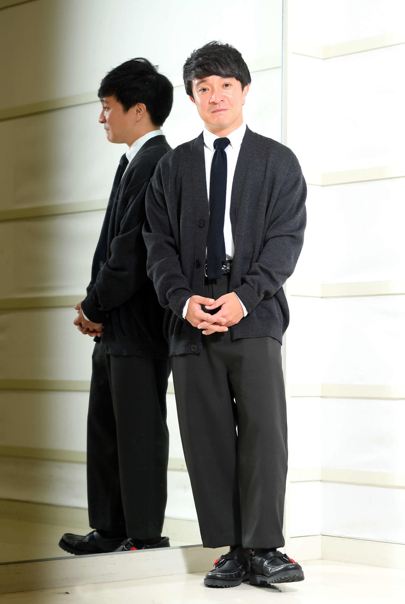 秋元康氏原作ドラマ「じゃない方の彼女」で主演を務める濱田岳（撮影・たえ見朱実）
