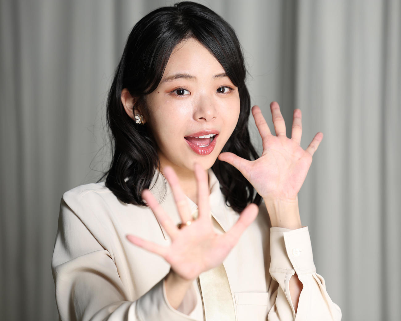 連続テレビ小説「ブギウギ」でヒロインに抜てきされた趣里（撮影・中島郁夫）