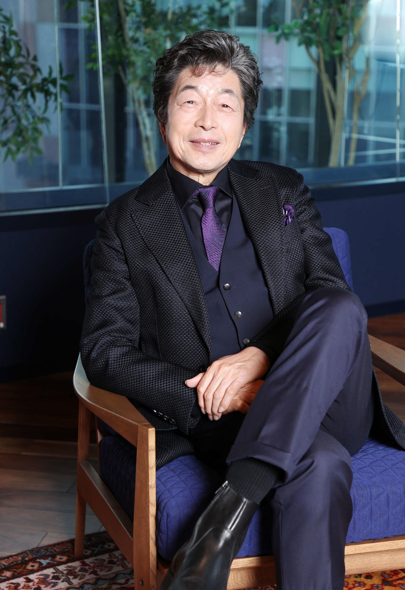 デビュー50周年にシンフォニックライブを開催する中村雅俊（撮影・鈴木正人）