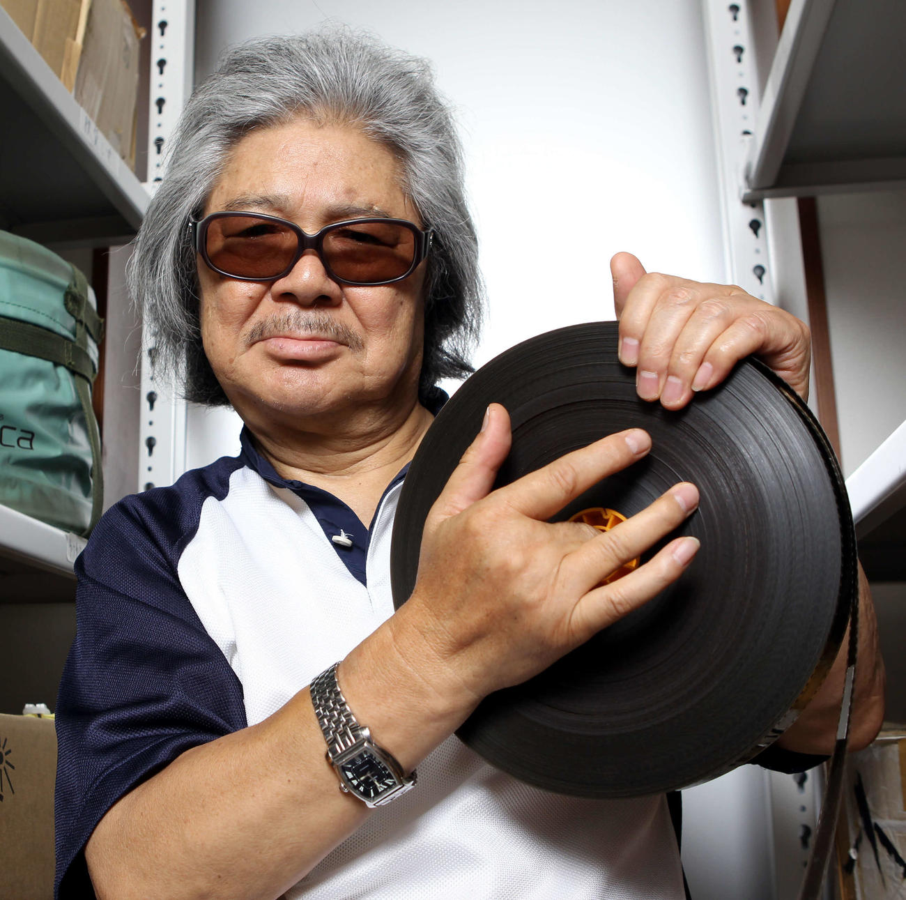 10年8月、インタビューに応じた若松孝二氏