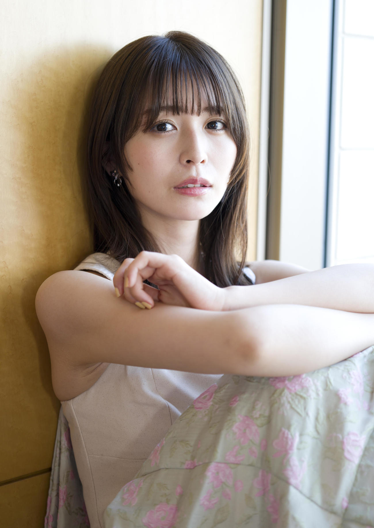写真集発売やテレビ番組出演など多忙な長濱ねる。初対面なのに以前からの知り合いのような人懐っこさにKOされてしまった（撮影・中島郁夫）