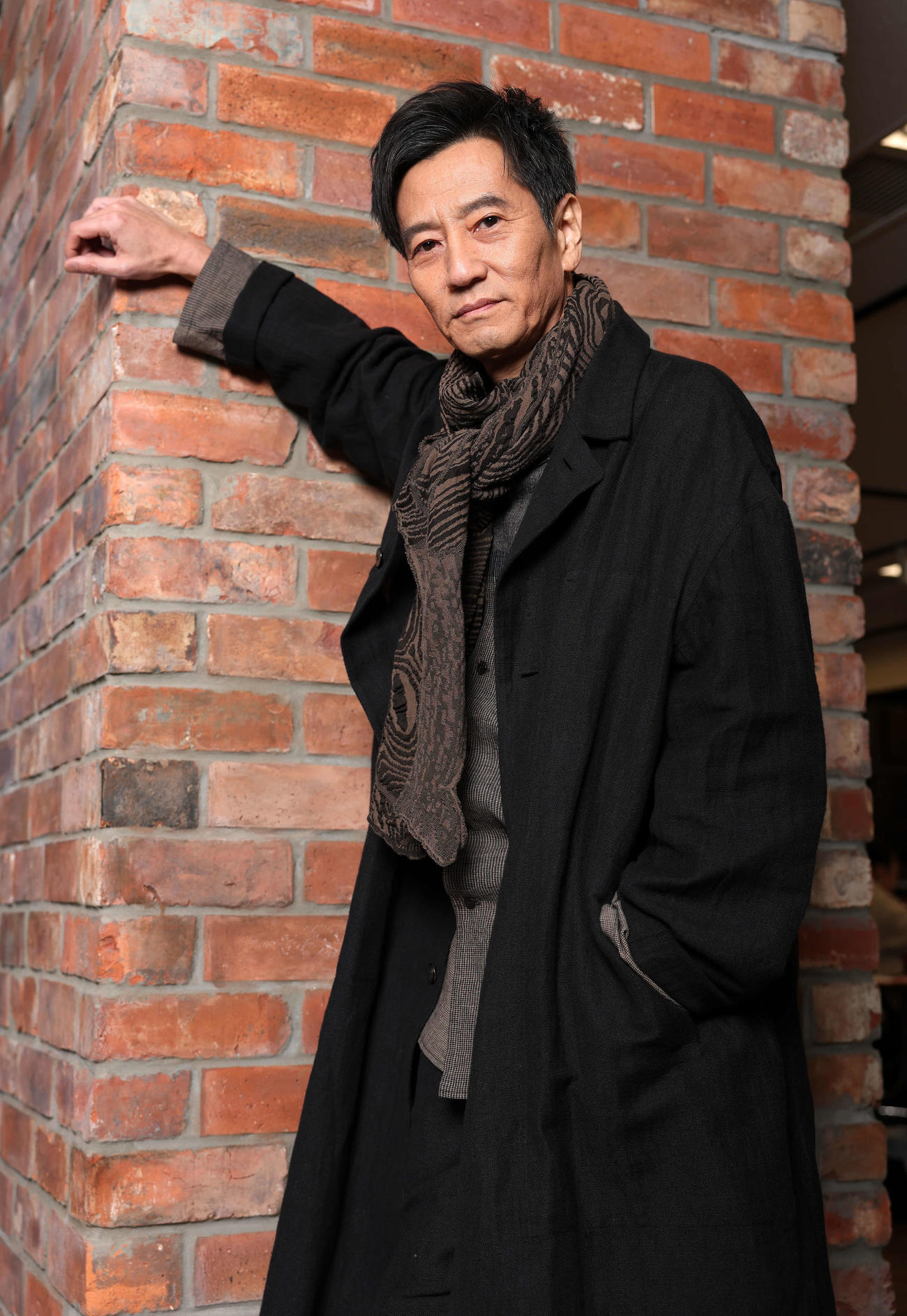 映画「津田寛治に撮休はない」に主演する津田寛治（撮影・鈴木正人）