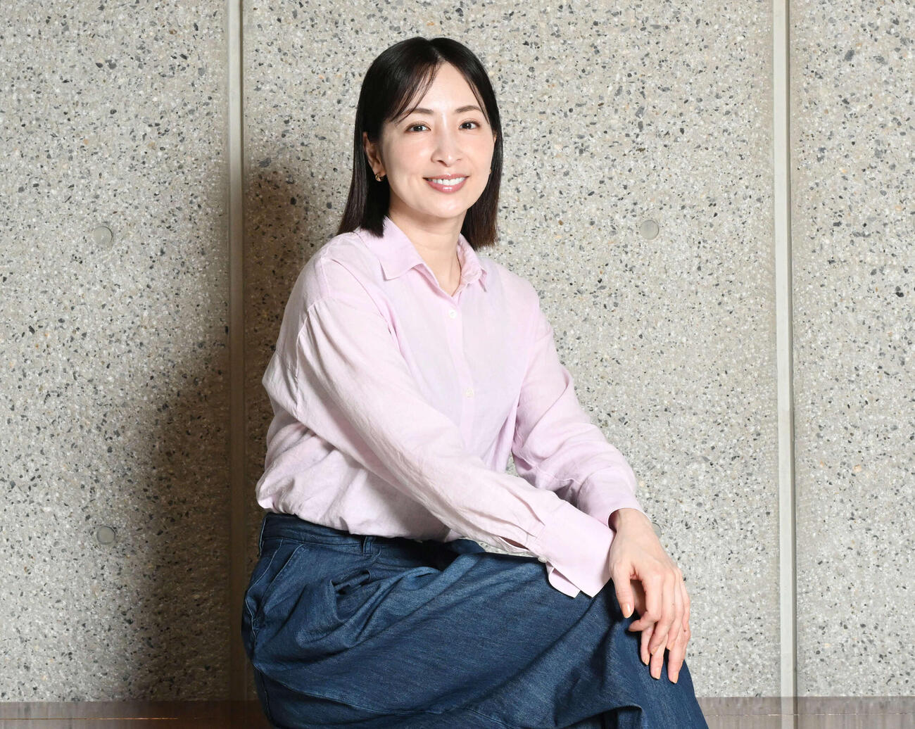舞台「ガールズ＆ボーイズ」で一人芝居に挑戦する真飛聖（撮影・千葉一成）