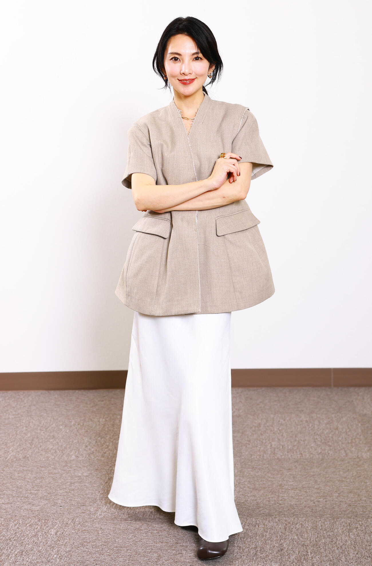 デビュー当時から田中麗奈さんを度々取材してきましたが、衝撃だったみずみずしい透明感は、大人の俳優になった今も健在でした（撮影・野上伸悟）