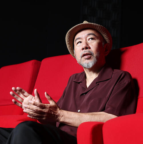 映画「ネルソンさん、あなたは人を殺しましたか?」の塚本晋也監督(撮影・鈴木正人)