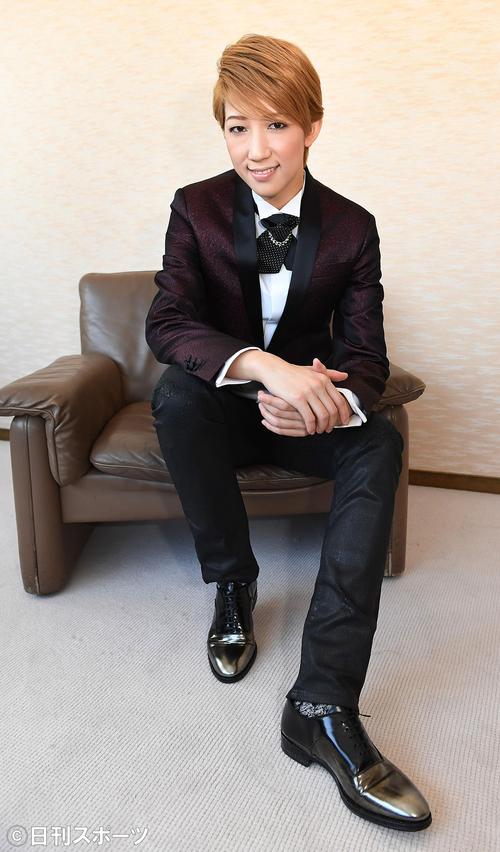 本拠地お披露目へ意気込む真風涼帆(撮影・奥田泰也)