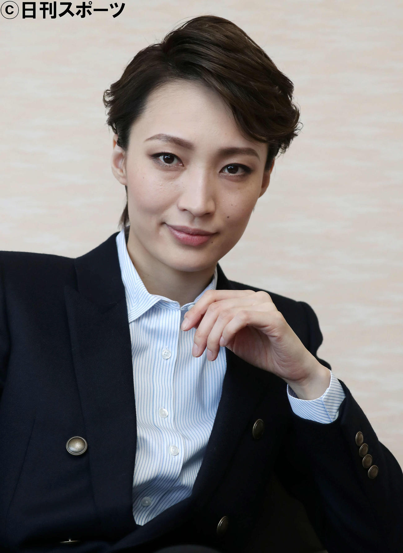 「ワンス・アポン・ア・タイム・イン・アメリカ」に主演している望海風斗（撮影・加藤哉）