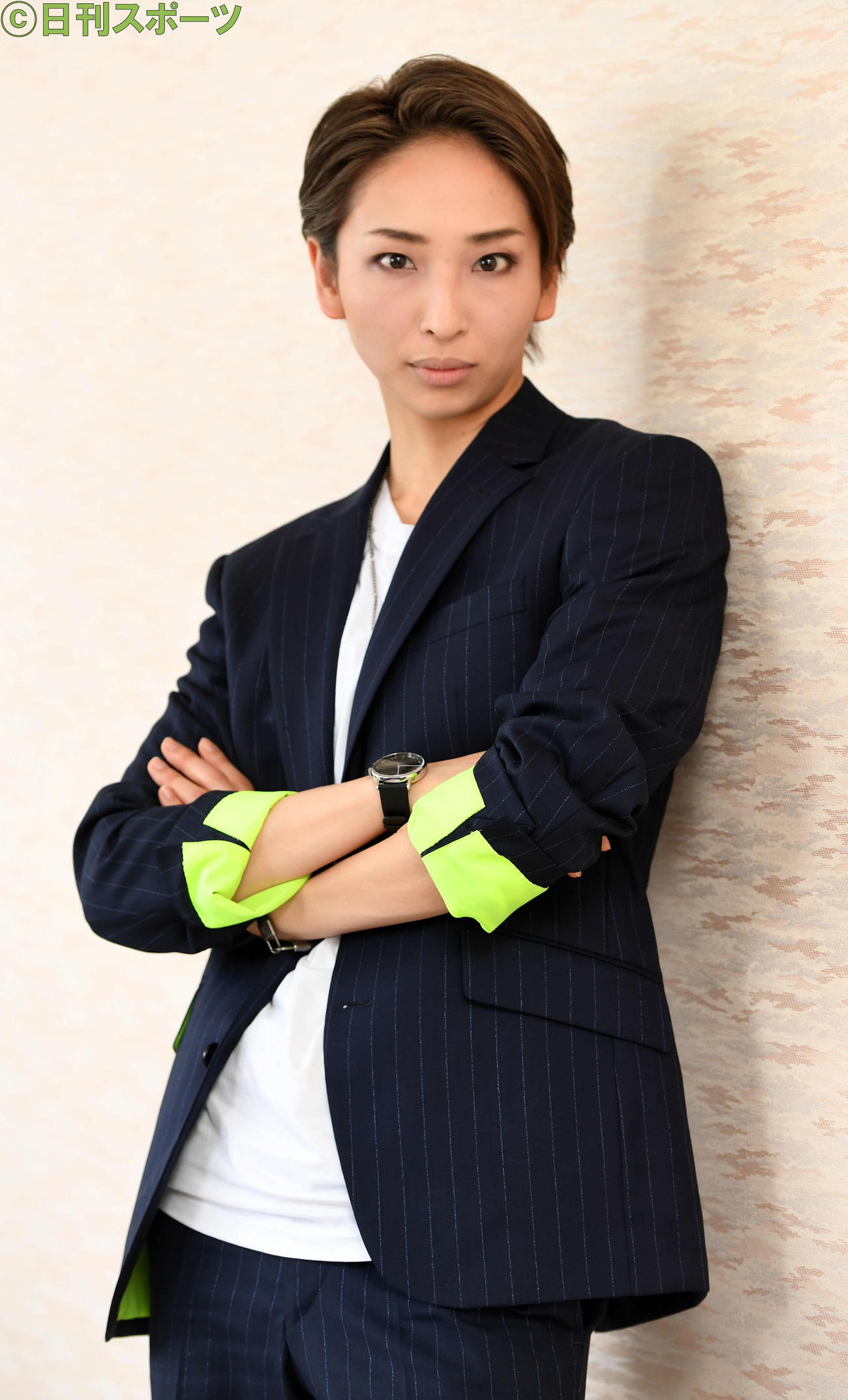 東上初主演作に臨む桜木みなと（撮影・前岡正明）