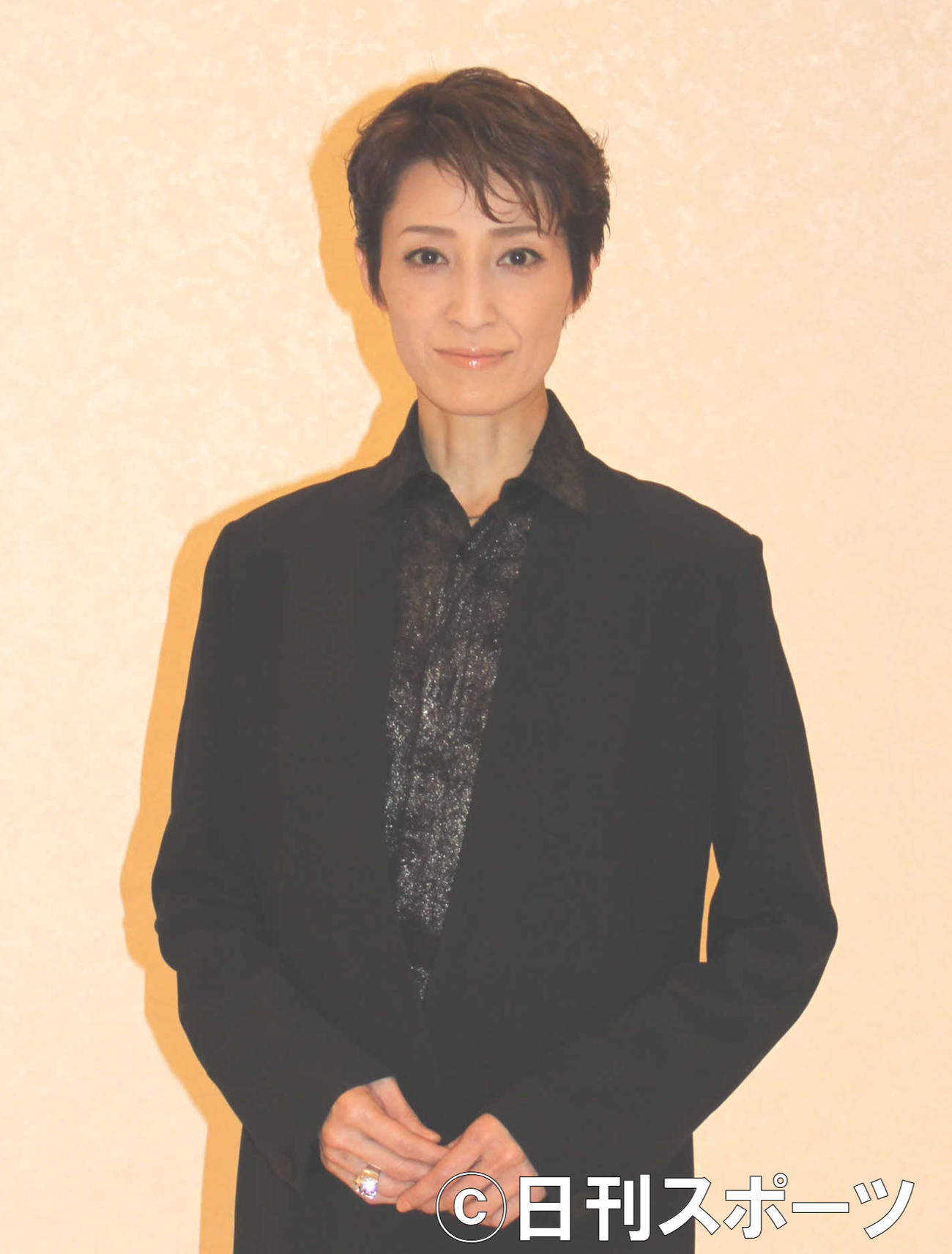 年内開幕最後の作品に主演する専科の轟悠（撮影・村上久美子）