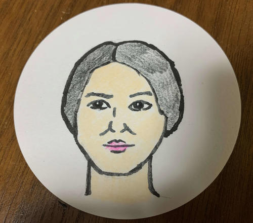 映画監督谷健二氏が描いた、長澤まさみの似顔絵
