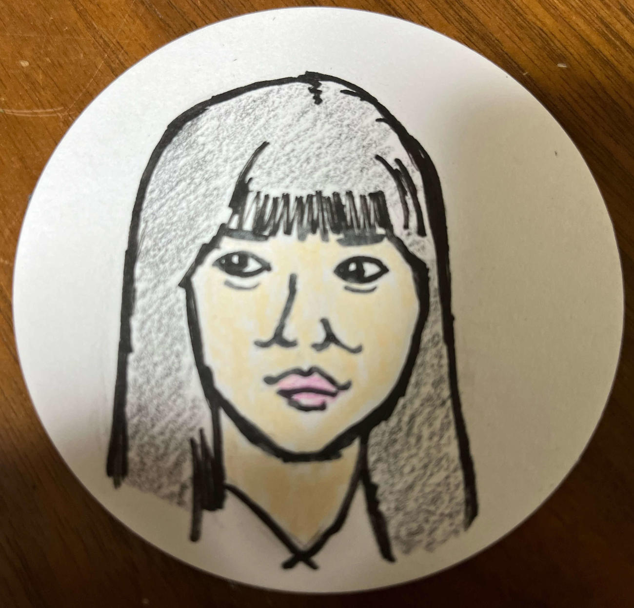 映画監督谷健二氏が描いた芦田愛菜の似顔絵