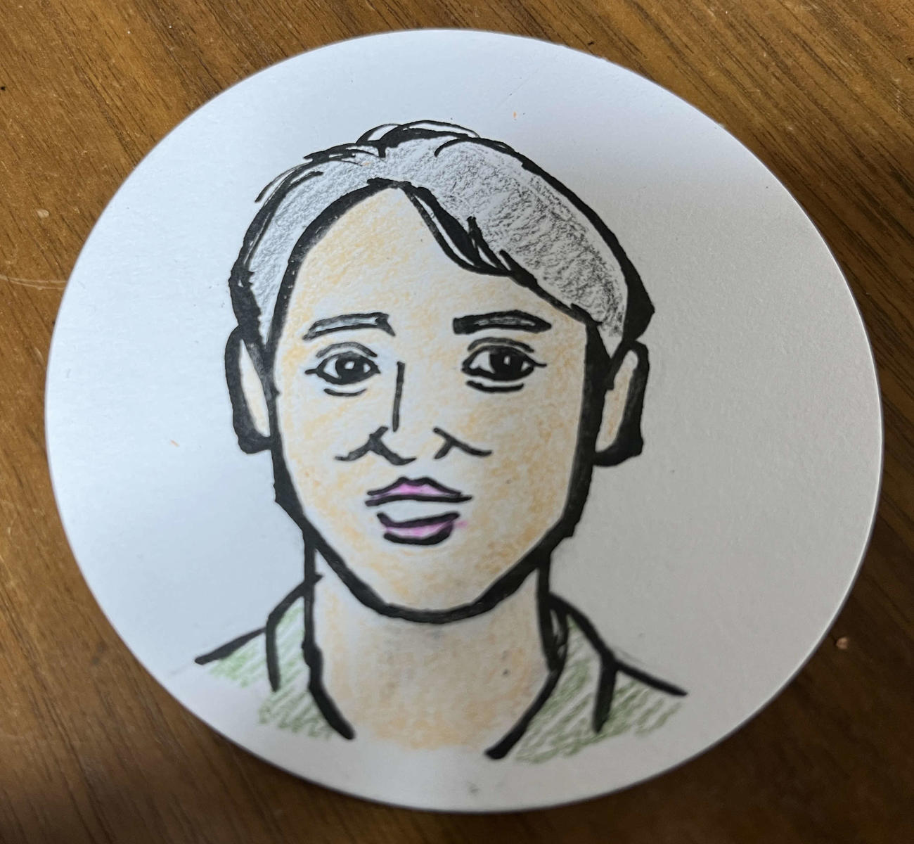 映画監督谷健二氏が描いた山本耕史の似顔絵