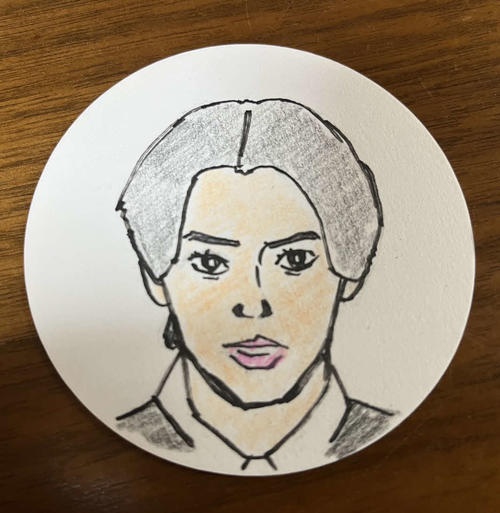 谷健二氏が描いた倉須洸の似顔絵