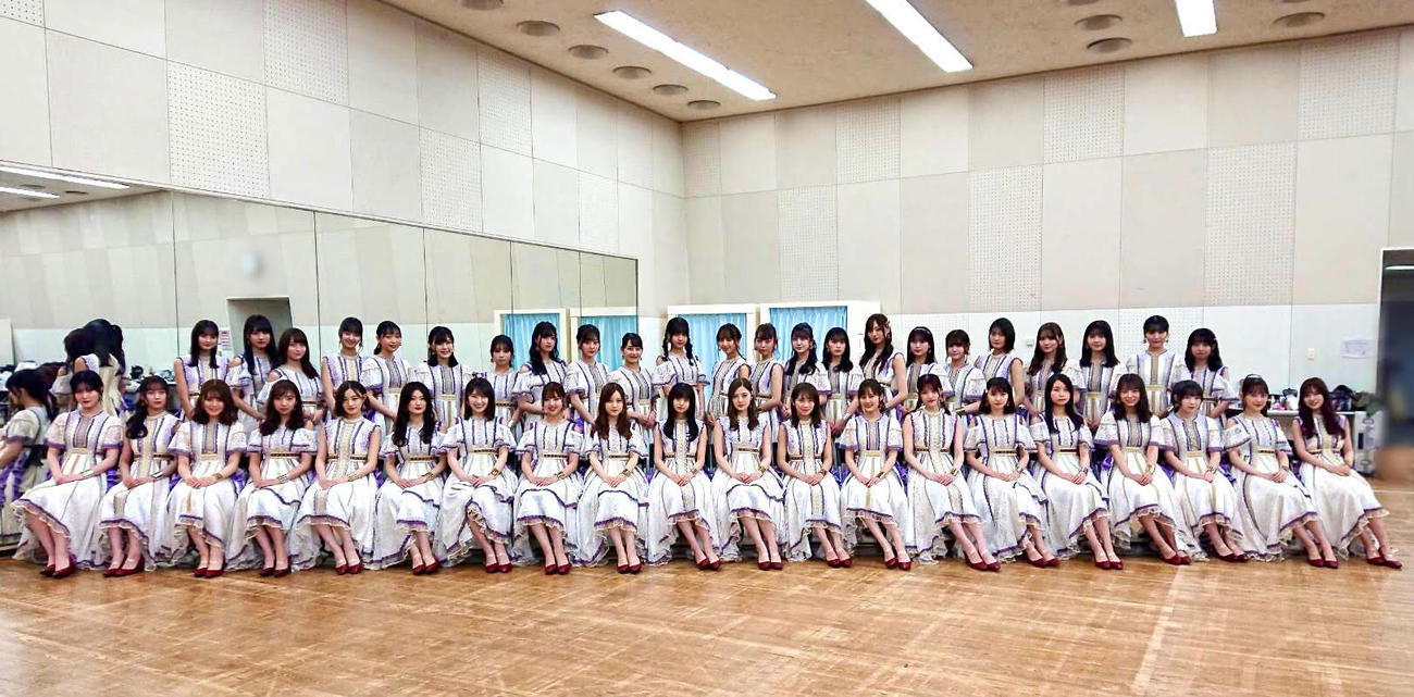 乃木坂46を今年も宜しくお願い致します。皆様は寺田蘭世がどこにいるかわかりますか？！