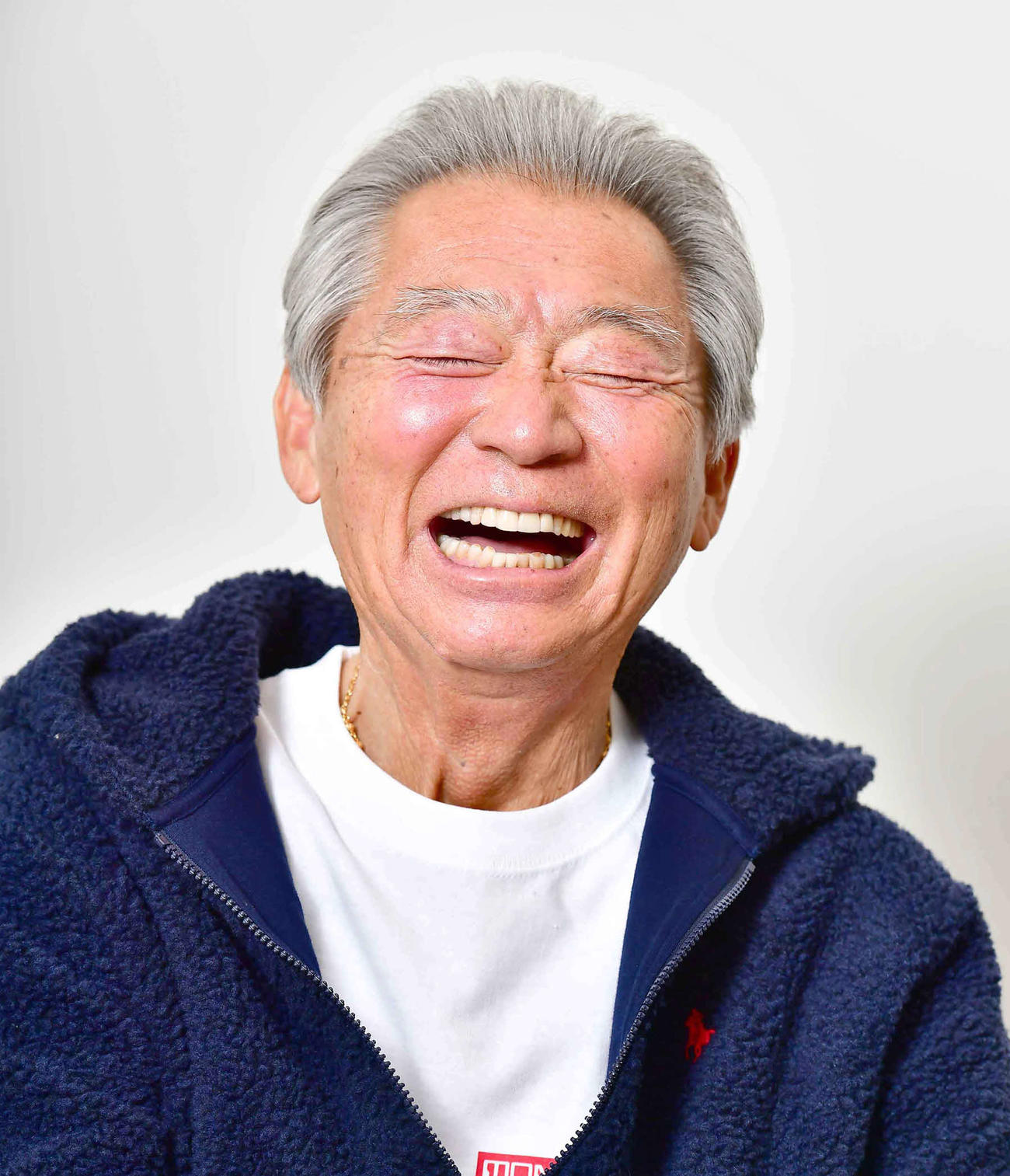 インタビューに応じ、今後について語るみのもんた