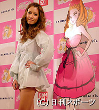 トークイベントに参加したマリエ（撮影・木下淳）