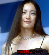 ＣＭキャラクターに登場する仲間由紀恵（撮影・長谷川元明）