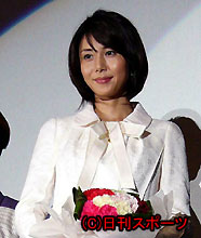 第２子を出産した松嶋菜々子（０７年５月撮影・近藤由美子）