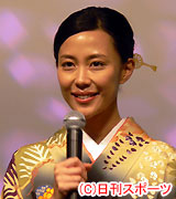 観光広報大使を務める木村佳乃（撮影・小谷野俊哉）
