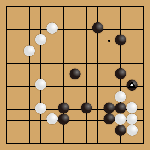 13｜白番。黒△ときました。白はどこへ打ちますか？