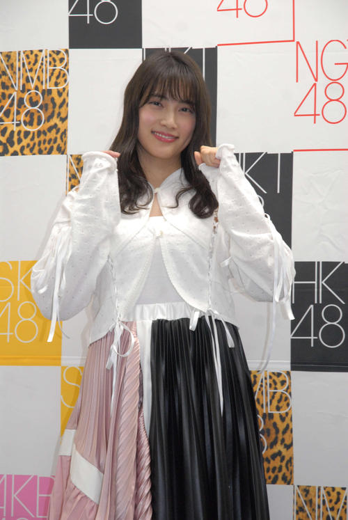 ４月から１年間メキシコ留学が決定したＡＫＢ48入山杏奈（撮影・大友陽平）