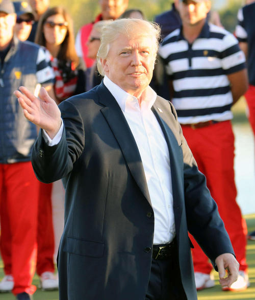 トランプ大統領（１７年１０月撮影）