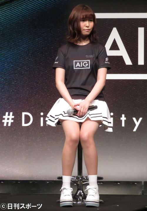 「DIVERSITY IS STRENGTH」キャンペーン発表会に登壇した春名風花(撮影・村上幸将)