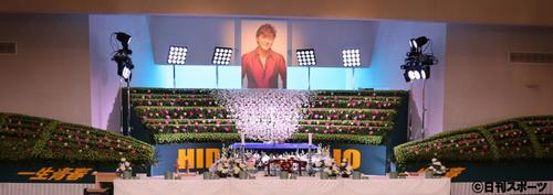 西城秀樹さんの祭壇