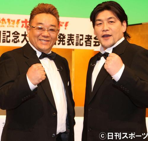 サンドウィッチマンの伊達みきお（左）と富沢たけし（２０１８年３月２８日撮影）