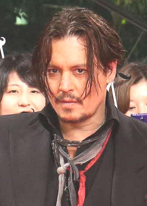 ジョニー・デップ（１５年１月２７日撮影）
