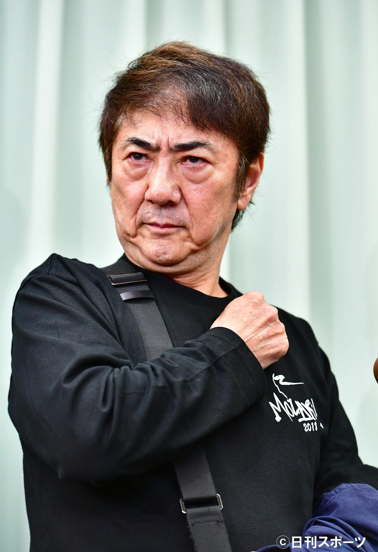 浅利慶太さんの訃報に触れて、思い出を語る市村正親（撮影・小沢裕）