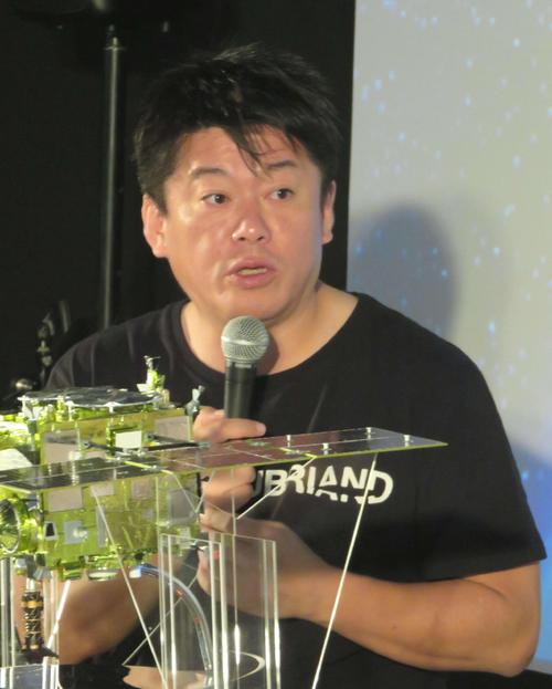 堀江貴文氏（２０１８年５月２６日撮影）
