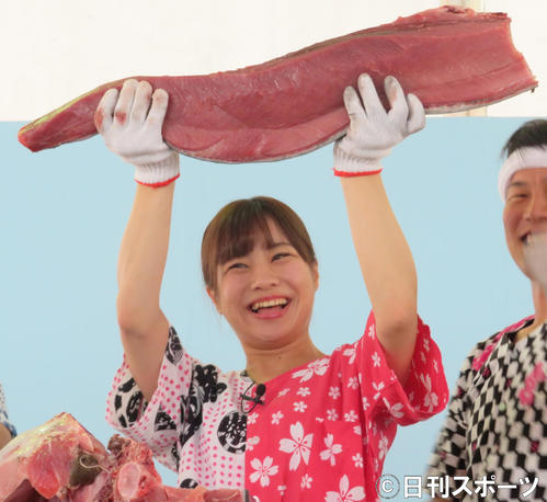 見事に「サク」を切り出した青木詩織