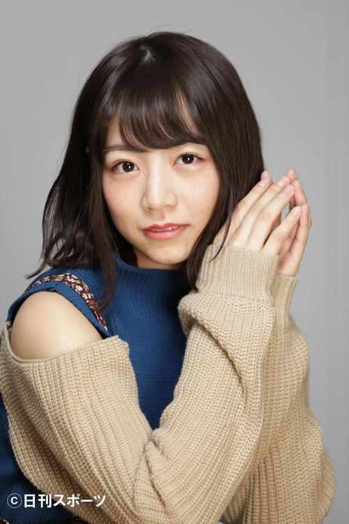 新年の抱負を語る北野日奈子（撮影・中島郁夫）