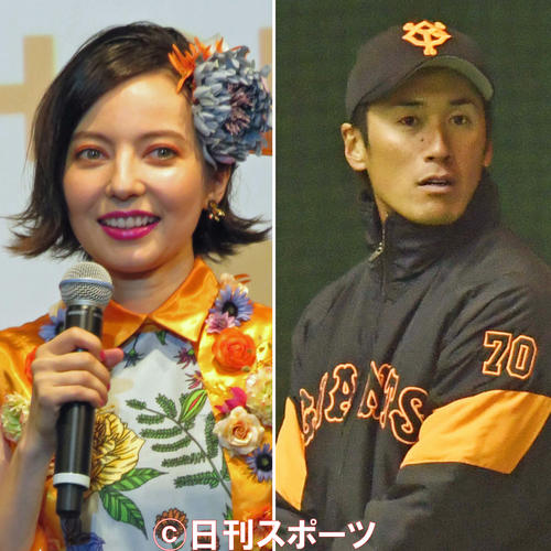 ベッキー（左）と片岡治大2軍守備走塁コーチ