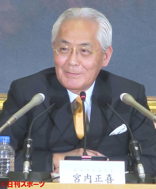 フジテレビ宮内正喜社長(2017年6月16日撮影)