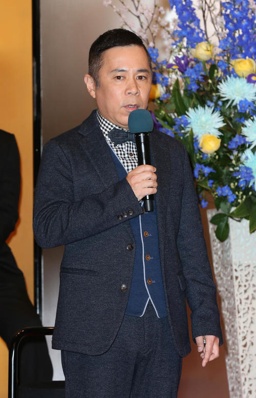 大河ドラマ初出演は、チコちゃんのおかげです。叱られないように頑張りますと、笑わせた岡村隆史(撮影・丹羽敏通)